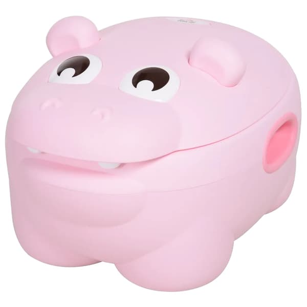 Babypott, Rolig Flodhästform, Unisexdesign,Rosa