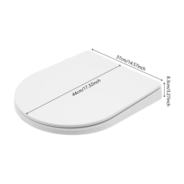 Oval toilet sæde, manuel betjening, to vaskeindstillinger,HVID
