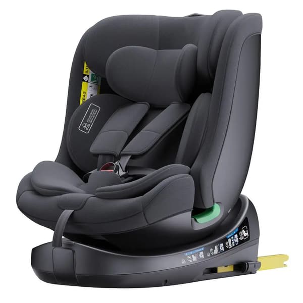Lasten turvaistuin, viisipistevyö, säädettävä istuintyyli, ISOFIX-liitin,Turvaistuin Musta