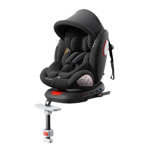 Auton turvaistuin, kolmi-pisteinen & Isofix, 0-12 vuotta, 2.2-13 kg,DPC007-MUSTA