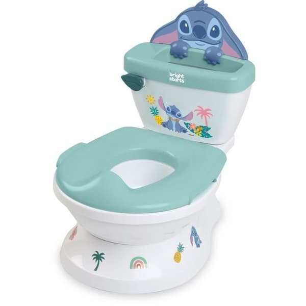 DISNEY BABY - STITCH - Minitoalett med toalettsitsreducerare, 2 i 1, Avtagbar potta, lätt att rengöra