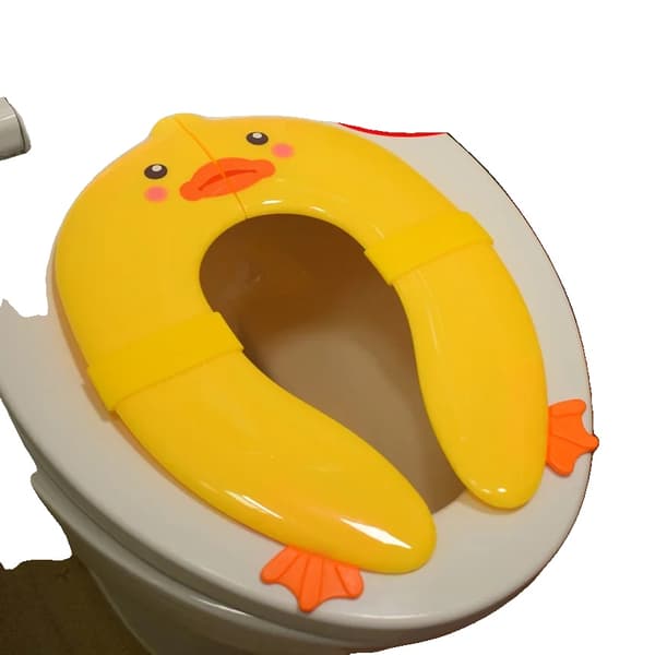 Toalett, Bärbar Design, Bekväm Användning,Gul anka 1borste