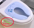Miniatyrbillede 2 af 2: Toilet, Bærbar Design, Behagelig Brug,Blå 1 pensel