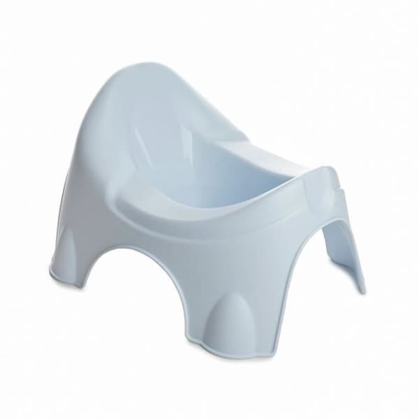 Potta - THERMOBABY - INITIO - Blå Blomma - Utan skål, ergonomisk och bekväm