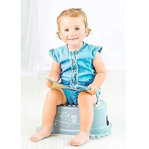 Halkfri stegpall för spädbarn och barn - TEGA BABY - Smart Owl - Flerfärgad - Plast