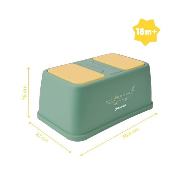 Badabulle Halkfritt steg, 15 cm stigare, 4 halkfria fötter