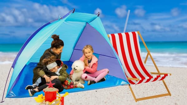 STRANDTELT TURIST STRANDSKÆRM UV30+