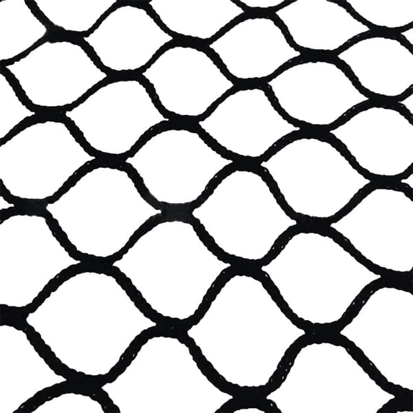Golftræningsnet, kraftigt HDPE-materiale, 10 fod x 10 fod størrelse,sort