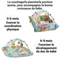 Miniatyrbild 3 av 4: INN Babys gymmatta Material persikohud Funktion musikalisk Stimulera babys motoriska och intellektuella utveckling Lekmatta