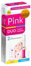 Miniatyrbillede 1 af 8: PINK DUO plade- og stream-graviditetstest 2 stk.