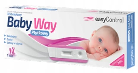 BABY WAY raskaustestilevy 1 kpl