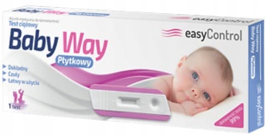 BABY WAY raskaustestilevy 1 kpl