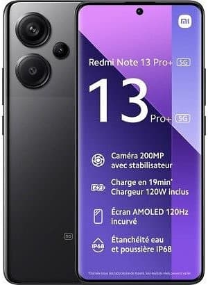 Xiaomi Redmi Note 13 Pro+ Dubbla SIM 512GB Svart