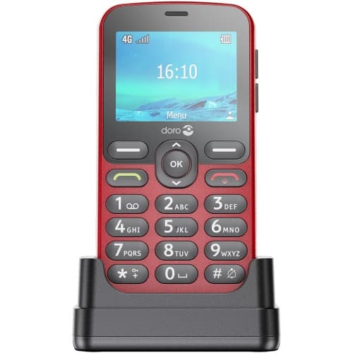 Mobiltelefon 4G 1881 Röd
