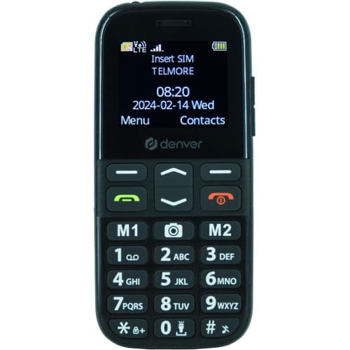 Mobiltelefon 4G 1,77 Skärm Stora knappar SOS-knapp BAS-18600L
