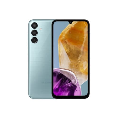 Samsung Galaxy M15 - blå - 5G pekskärmsmobil - 128 GB - GSM Ljusblå