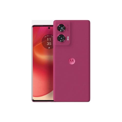 Motorola Edge 50 Fusion - chockrosa - 5G pekskärmsmobil - 256 GB - GSM Rosa
