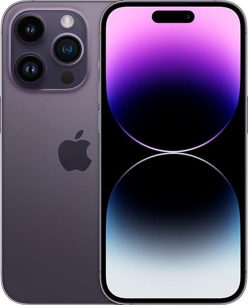 Käytetty iPhone 14 Pro 128GB Purple A+ Premium 100% Batteri