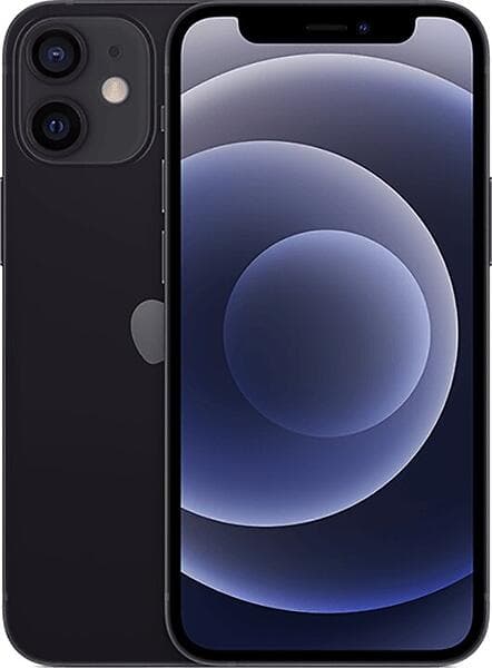 Begagnad iPhone 12 128GB Svart Grade A+ Premium 100% Batteri Svart