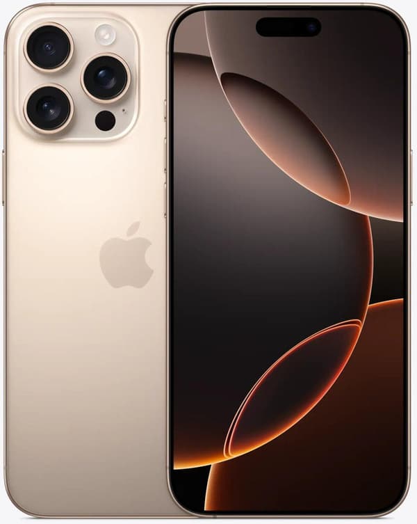 iPhone 16 Pro Max 5G älypuhelin 256GB Desert Titanium Hiekka
