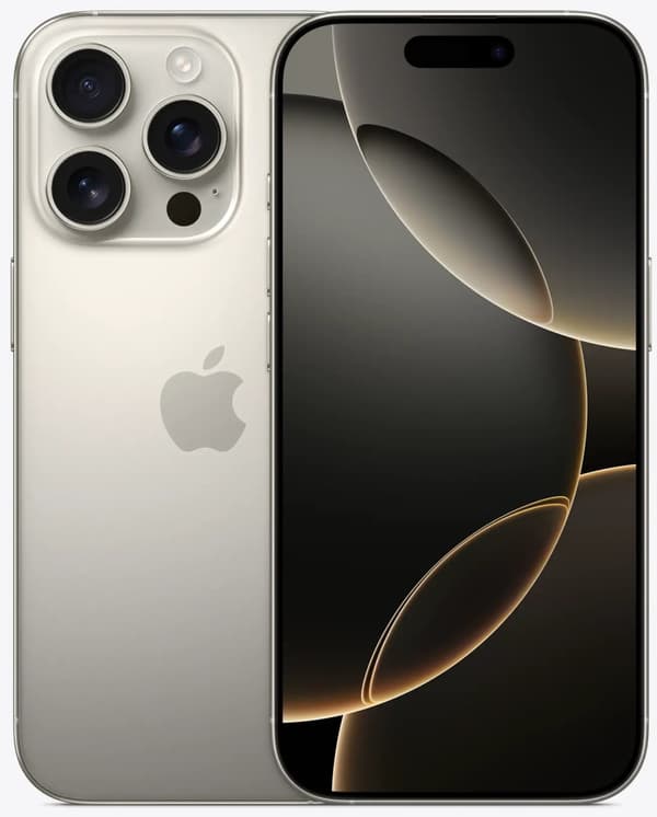 iPhone 16 Pro 5G älypuhelin 128GB Natural Titanium Titaani