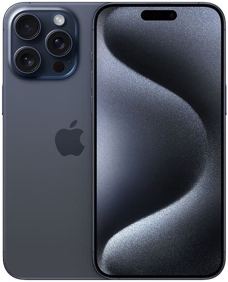 Begagnad iPhone 15 Pro 128GB Blå Grade  A+ Premium 100% Batteri Titan, Blå