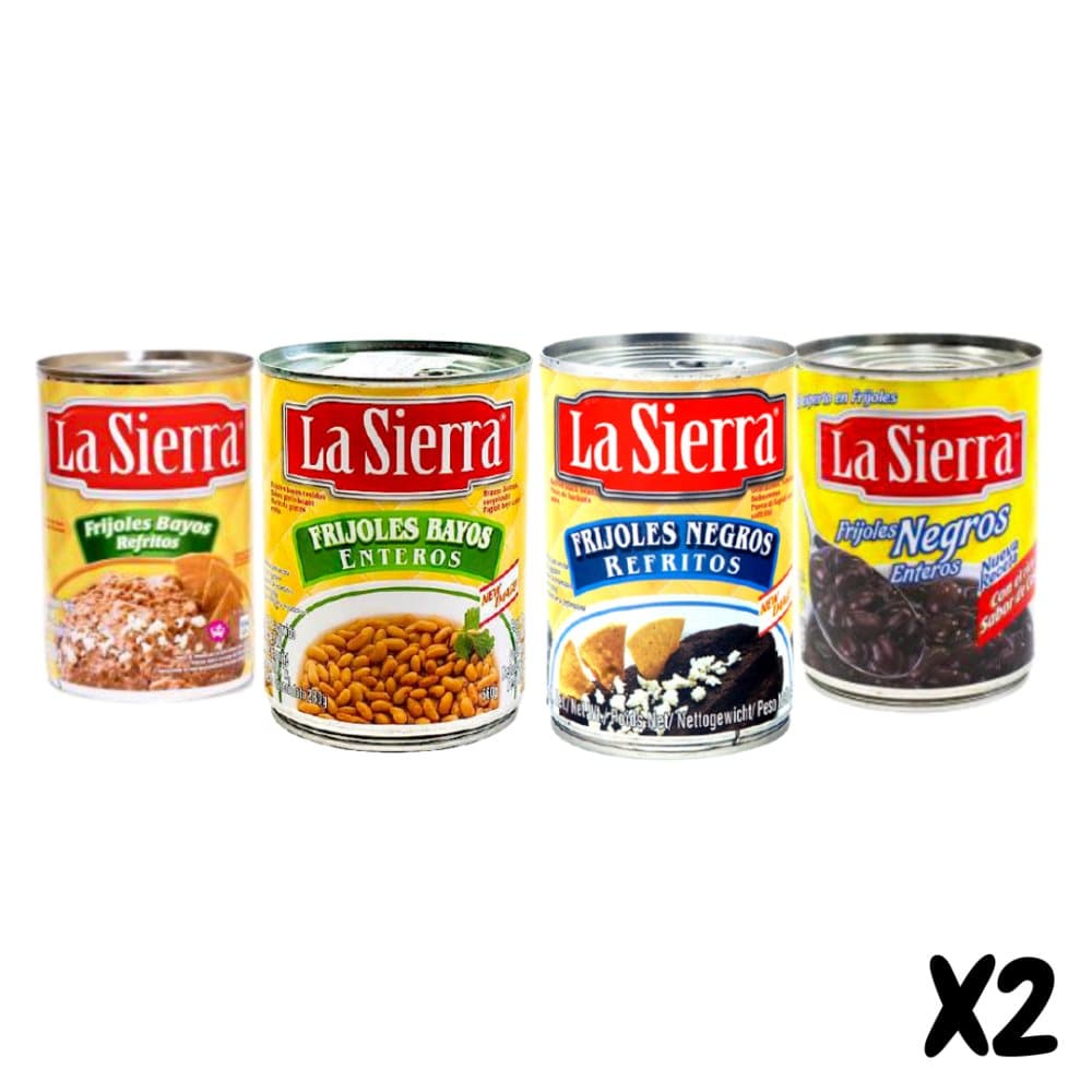 Set av bönor från La Sierra 8st