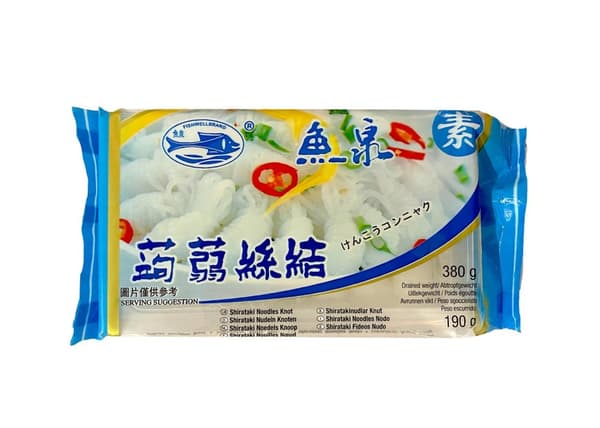 Shirataki Konjac Nudlar/Knot 380g Fishwell