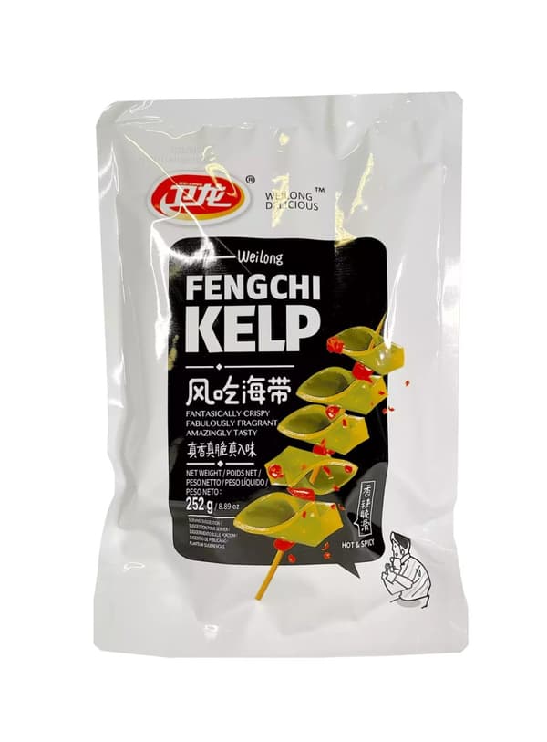 Fengchi Kelp Spicy Strips 252g FCHD Wei Long Kina