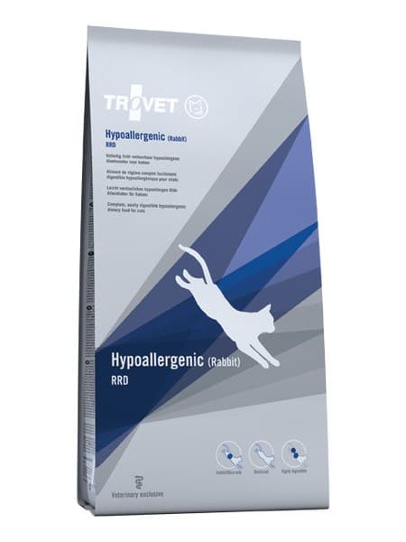 TROVET Hypoallergen RRD med kanin - tør kattefoder - 3 kg