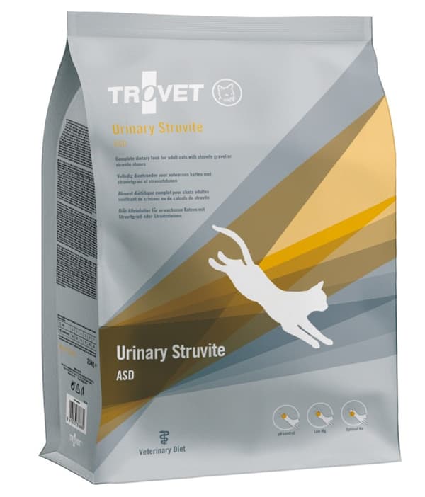 TROVET Urinary Struvite ASD - torrfoder för katter - 2,5kg