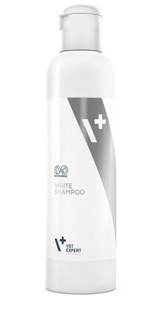 VET EXPERT White Shampoo - schampo för hundar och katter med lätt päls - 250 ml