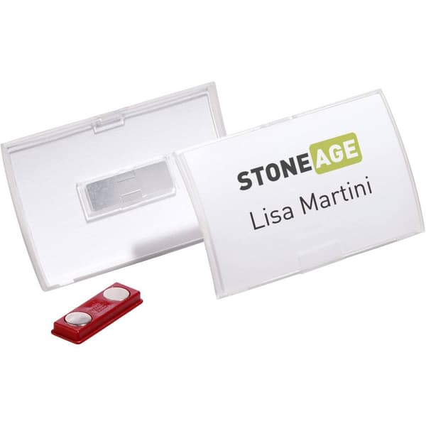 Durable 821519 Namnskylt CLICK FOLD MAGNET 54x90mm - 8215 Magnet 10 st
