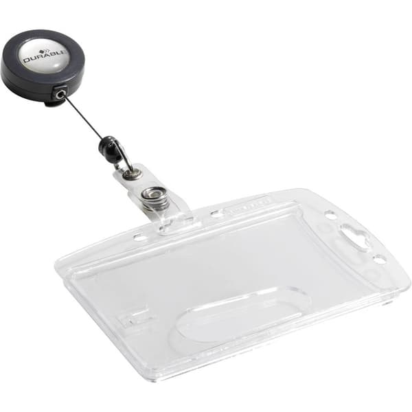 Durable hårdbox för drift handlingar/8012-19 54 x 85 mm transparent innehåll 10