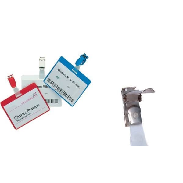 Durable 810619 Namnskylt 8106 (B x H) 90 mm x 60 mm vridbart clip 25 st