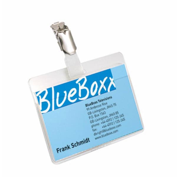 Durable 810619 Namnskylt 8106 (B x H) 90 mm x 60 mm vridbart clip 25 st