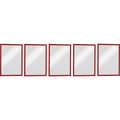 Miniatyrbild 1 av 4: Durable 486903 DURAFRAME MAGNETIC A4 - 4869 Magnetram DIN A4 Röd (B x H) 238 mm x 324 mm 5 st