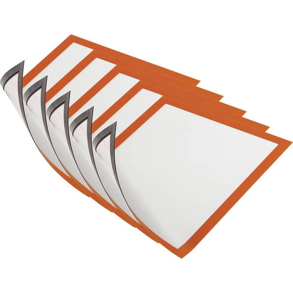 Durable 486909 DURAFRAME MAGNETIC A4 - 4869 Magnetram DIN A4 Orange (B x H) 238 mm x 324 mm 5 st