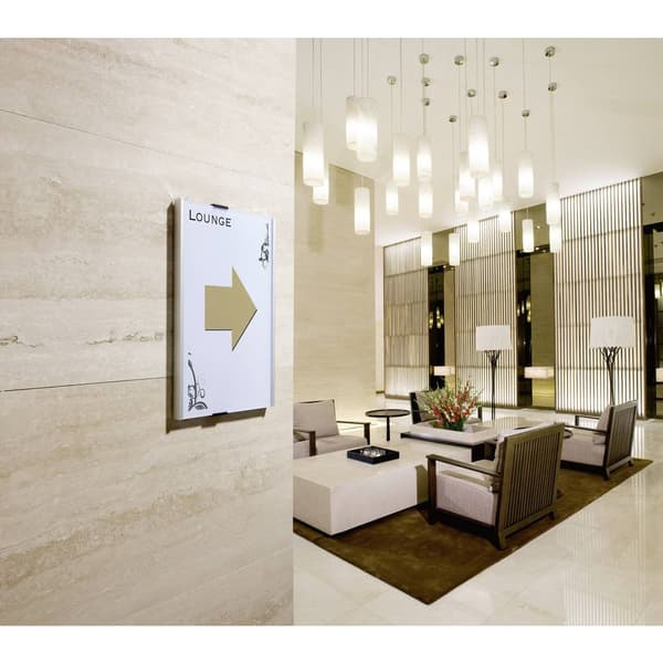 Durable Dörrskylt INFO SIGN - 4806 (B x H) 210 mm x 297 mm Metallic, Silver 480623