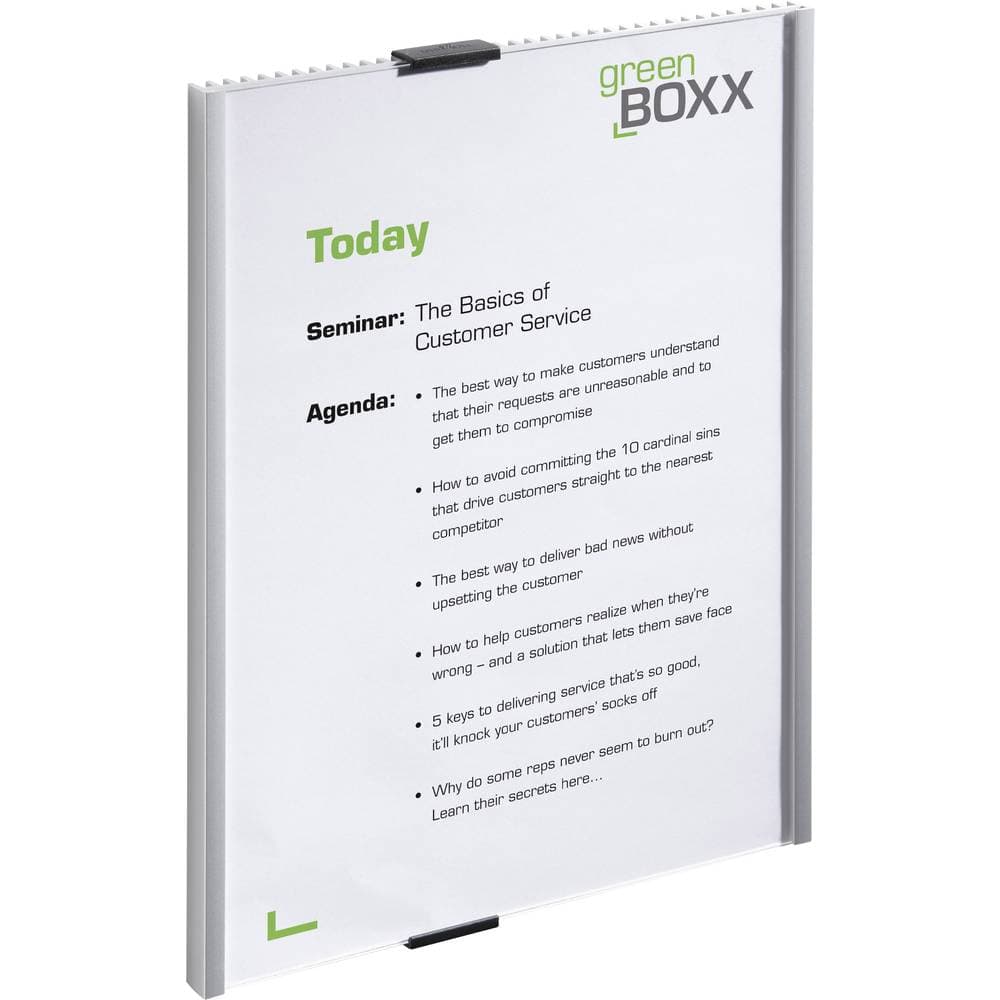 Durable Dörrskylt INFO SIGN - 4806 (B x H) 210 mm x 297 mm Metallic, Silver 480623