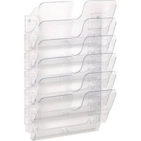 Durable FLEXIPLUS 6 A4 QUER 1700014401 Prospekthållare Svart, Transparent DIN A4 tvärs Ytantal 6 1 st (B x H x D) 340 x