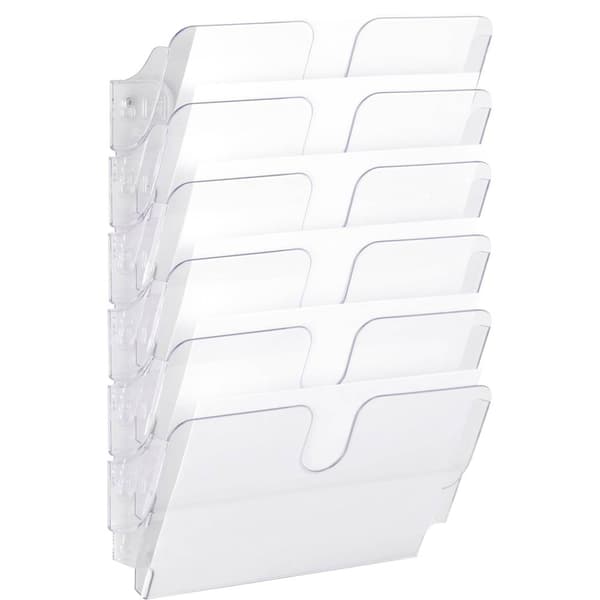 Durable FLEXIPLUS 6 A4 QUER 1700014401 Prospekthållare Svart, Transparent DIN A4 tvärs Ytantal 6 1 st (B x H x D) 340 x
