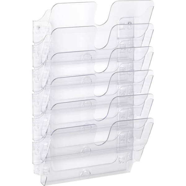 Durable FLEXIPLUS 6 A4 QUER 1700014401 Prospekthållare Svart, Transparent DIN A4 tvärs Ytantal 6 1 st (B x H x D) 340 x