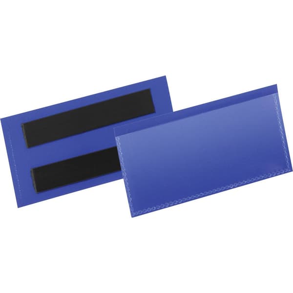 Durable Magnetisk etikettväska 174107 Blå 100 mm x 38 mm