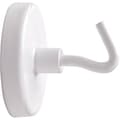 Miniatyrbild 3 av 4: Maul Magnet (Ø x H) 36 mm x 36 mm rund , med krok Vit 5 st 6158002