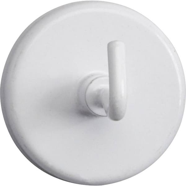 Maul Magnet (Ø x H) 36 mm x 36 mm rund , med krok Vit 5 st 6158002