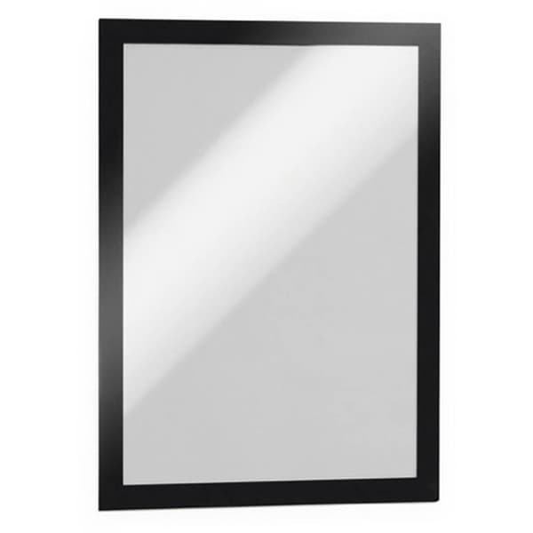 Durable 487201 DURAFRAME A4 - 4872 Informationsram, självhäftande DIN A4 Svart (B x H) 236 mm x 322 mm 2 st