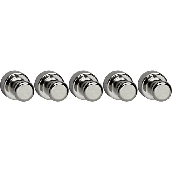 Maul Neodymmagnet (Ø x H) 12 mm x 16 mm Kon Silver 5 st 6168696