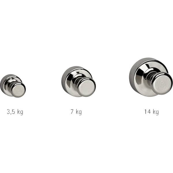 Maul Neodymmagnet (Ø x H) 15 mm x 20 mm Kon Silver 4 st 6168796