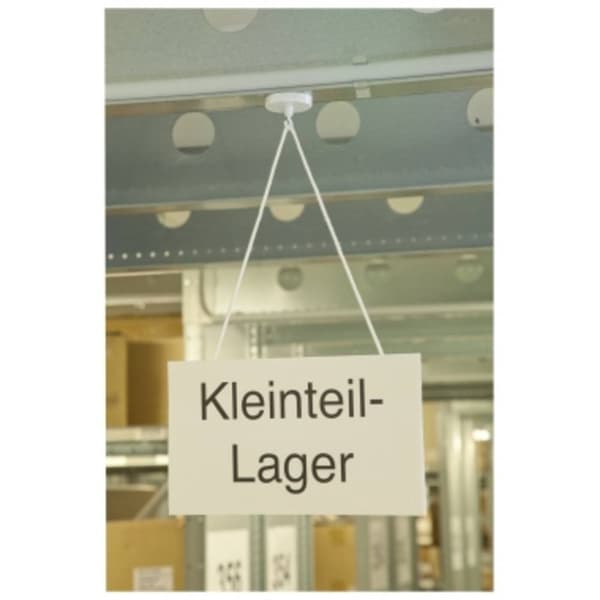 magnetoplan Krokmagnet (Ø) 47 mm rund , med krok Vit 1 st 52647